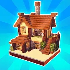 Скачать взлом MiniCraft Village (МиниКрафт Деревня)  [МОД Бесконечные монеты] - полная версия apk на Андроид