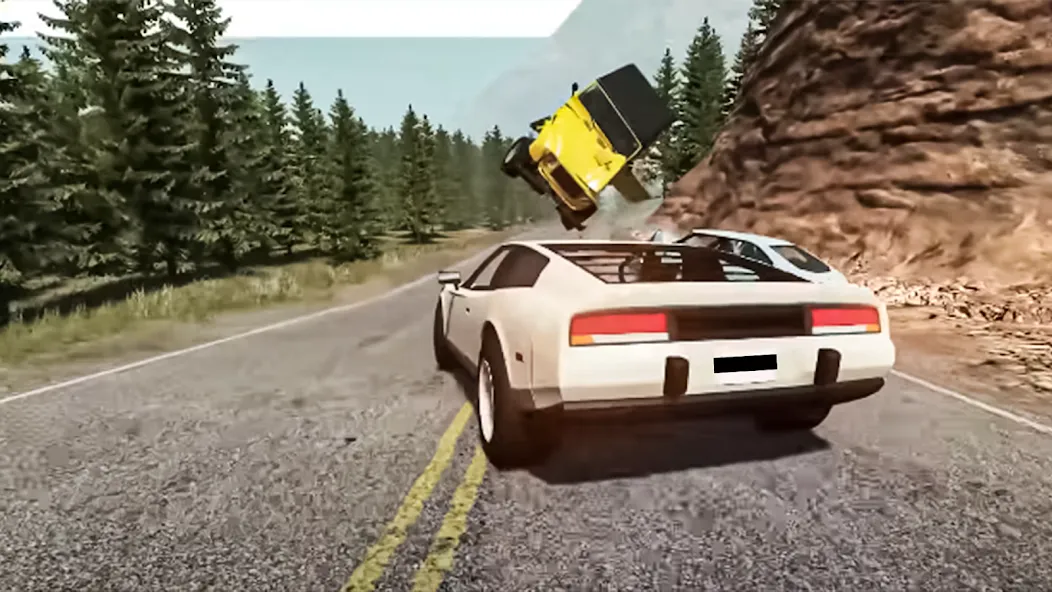 Car Crash Car Test Simulator  [МОД Бесконечные монеты] Screenshot 5