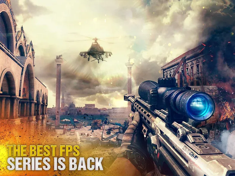 Modern Combat 5: mobile FPS (Модерн Комбат 5)  [МОД Бесконечные деньги] Screenshot 1