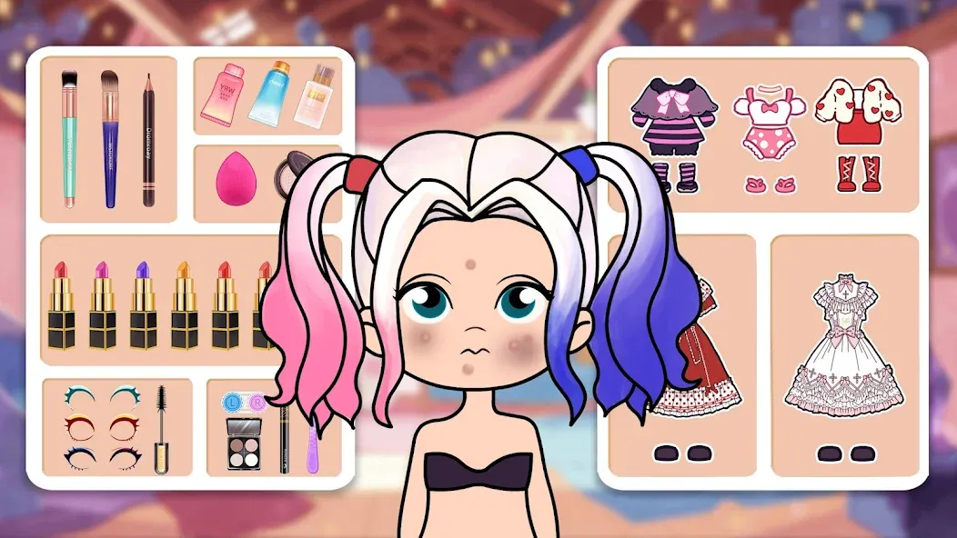 Doll Dress Up - Makeup Games  [МОД Много монет] Screenshot 2