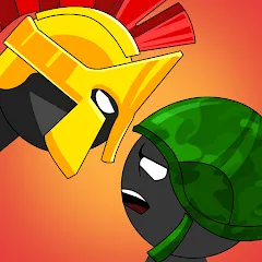 Скачать взломанную Stickman History Battle (Стикмен История Битва)  [МОД Unlocked] - стабильная версия apk на Андроид