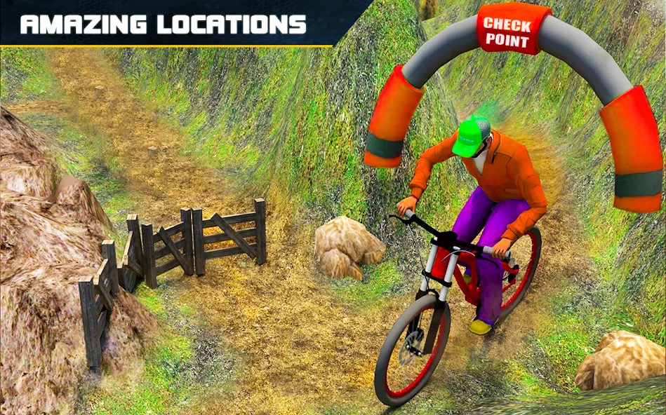 BMX Boy Bike Stunt Rider Game (БМХ)  [МОД Много монет] Screenshot 4