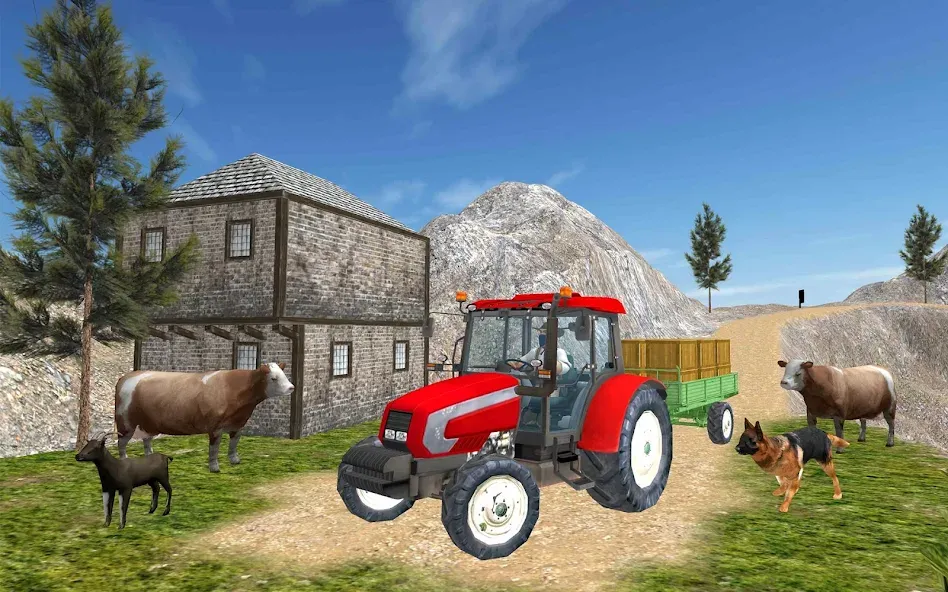 Tractor Driver 3D Farming Sim (Тракторист 3D Симулятор Фермерства)  [МОД Все открыто] Screenshot 1