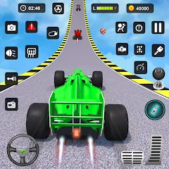 Взлом Formula Car Stunt - Car Games (Формула автомобиль трюк)  [МОД Mega Pack] - последняя версия apk на Андроид