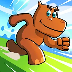 Скачать взломанную Hippo Dash (Хиппо Дэш)  [МОД Много денег] - полная версия apk на Андроид