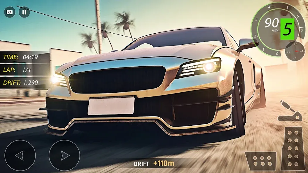 Highway Drifting Racing Games  [МОД Все открыто] Screenshot 2