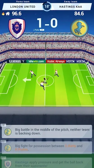 Idle Eleven - Soccer tycoon (Айдл Илевен)  [МОД Menu] Screenshot 2