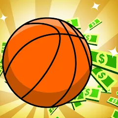 Взломанная Idle Five Basketball tycoon (Айдл Файв Баскетбольный тайкун)  [МОД Много монет] - последняя версия apk на Андроид