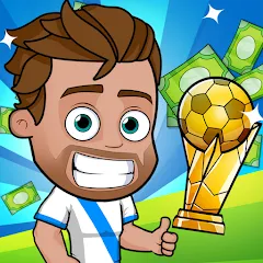 Взлом Idle Soccer Story - Tycoon RPG (Айдл Соккер Стори)  [МОД Бесконечные монеты] - стабильная версия apk на Андроид