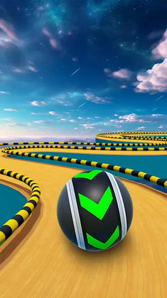 Fast Ball Jump - Going Ball 3d (Скай Болл Джамп)  [МОД Бесконечные деньги] Screenshot 3