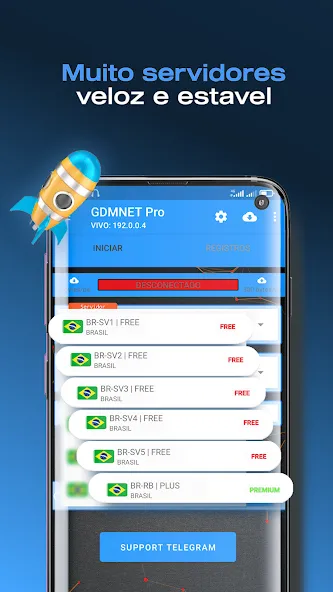 GDMNET Pro - Client VPN - SSH (ГДМНЕТ Про)  [МОД Все открыто] Screenshot 2