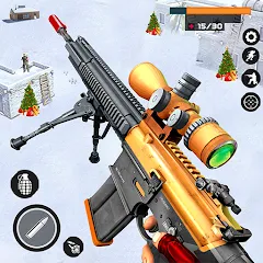 Взлом Banduk Game - Sniper Gun Games (Снайперская Война 3D)  [МОД Много монет] - полная версия apk на Андроид