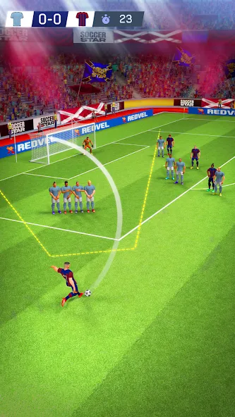 Soccer Star: Super Champs (Соккер Стар 22)  [МОД Mega Pack] Screenshot 4