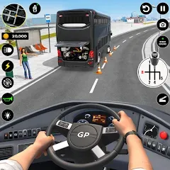 Скачать взломанную Bus Simulator : 3D Bus Games (Бас Драйвинг Симулятор ПВП Игра)  [МОД Все открыто] - полная версия apk на Андроид