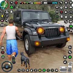 Взлом Jeep Driving Simulator offRoad (Джип Драйвинг Симулятор вне дороги)  [МОД Меню] - стабильная версия apk на Андроид