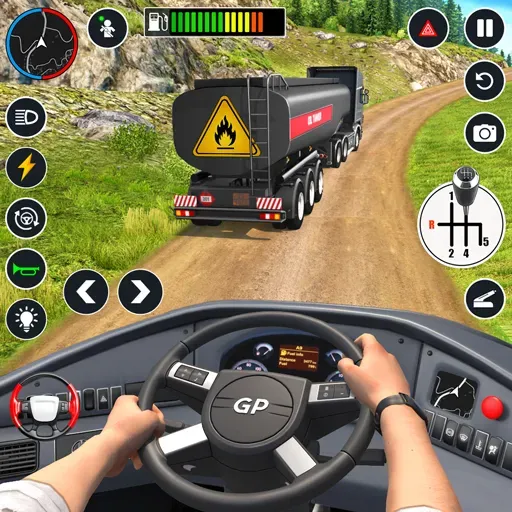 Oil Truck Games: Driving Games  [МОД Много денег] Screenshot 1