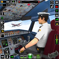 Скачать взломанную Airplane Flight Simulator 2023  [МОД Mega Pack] - полная версия apk на Андроид