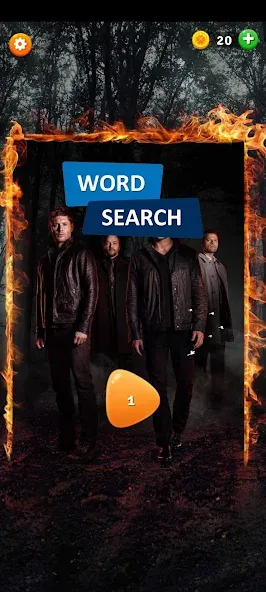 Supernatural Word Search (упернатуральный поиск слов)  [МОД Бесконечные деньги] Screenshot 1