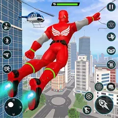 Взлом Rope Hero Spider Fighting Game  [МОД Бесконечные монеты] - последняя версия apk на Андроид