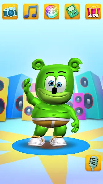 Talking Gummy Bear Kids Games  [МОД Много монет] Screenshot 1