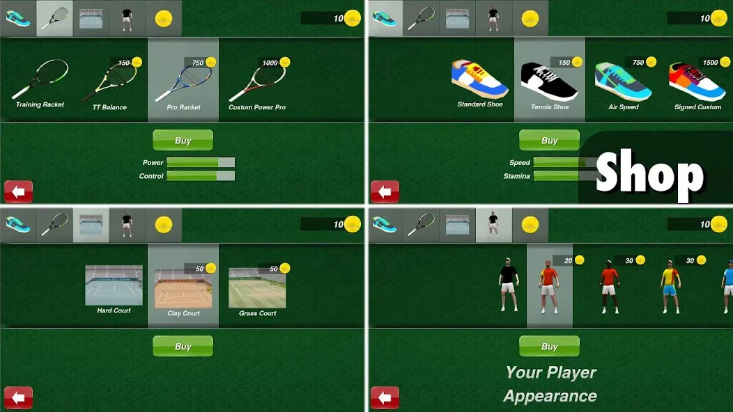 Tennis Champion 3D - Online Sp  [МОД Unlimited Money] Screenshot 5