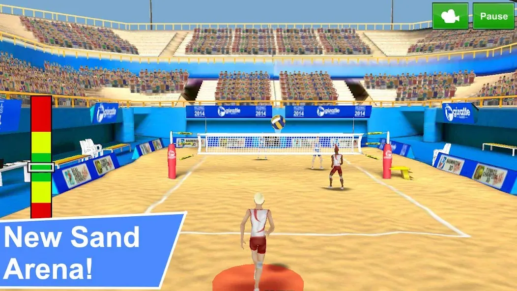 Volleyball Champions 3D - Onli  [МОД Бесконечные монеты] Screenshot 1