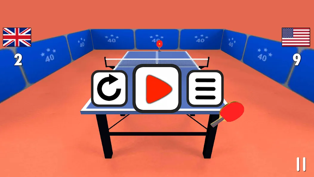 Table Tennis 3D  [МОД Меню] Screenshot 4