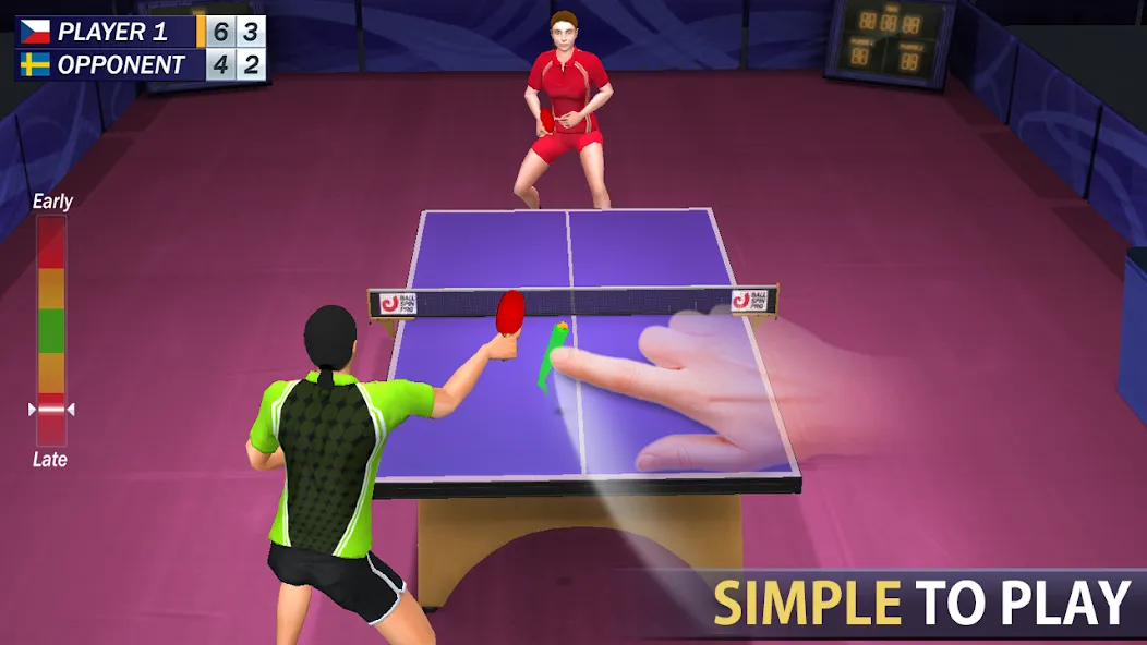 Table Tennis  [МОД Бесконечные монеты] Screenshot 1