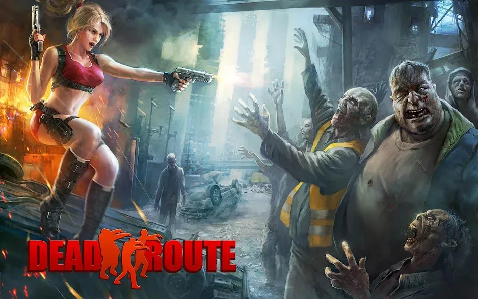 Dead Route: Zombie Apocalypse (Дед Роут)  [МОД Бесконечные монеты] Screenshot 1