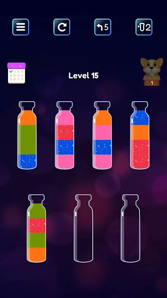 Soda Sort: Water Color Puzzle (Сода Сорт)  [МОД Все открыто] Screenshot 3