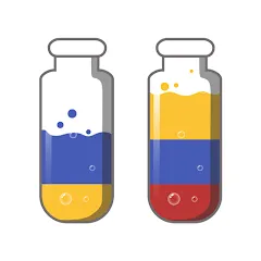 Взломанная Soda Sort: Water Color Puzzle (Сода Сорт)  [МОД Все открыто] - последняя версия apk на Андроид