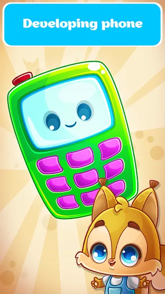 Babyphone game Numbers Animals  [МОД Много монет] Screenshot 1