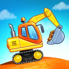 Взлом Kids truck games Build a house  [МОД Mega Pack] - последняя версия apk на Андроид