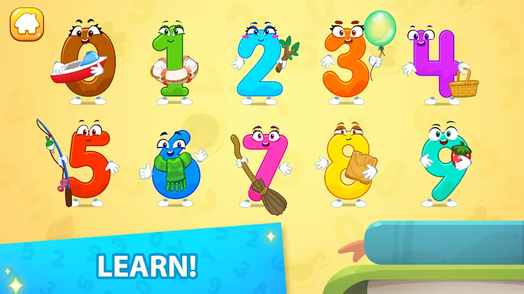 Numbers for kid Learn to count  [МОД Menu] Screenshot 2