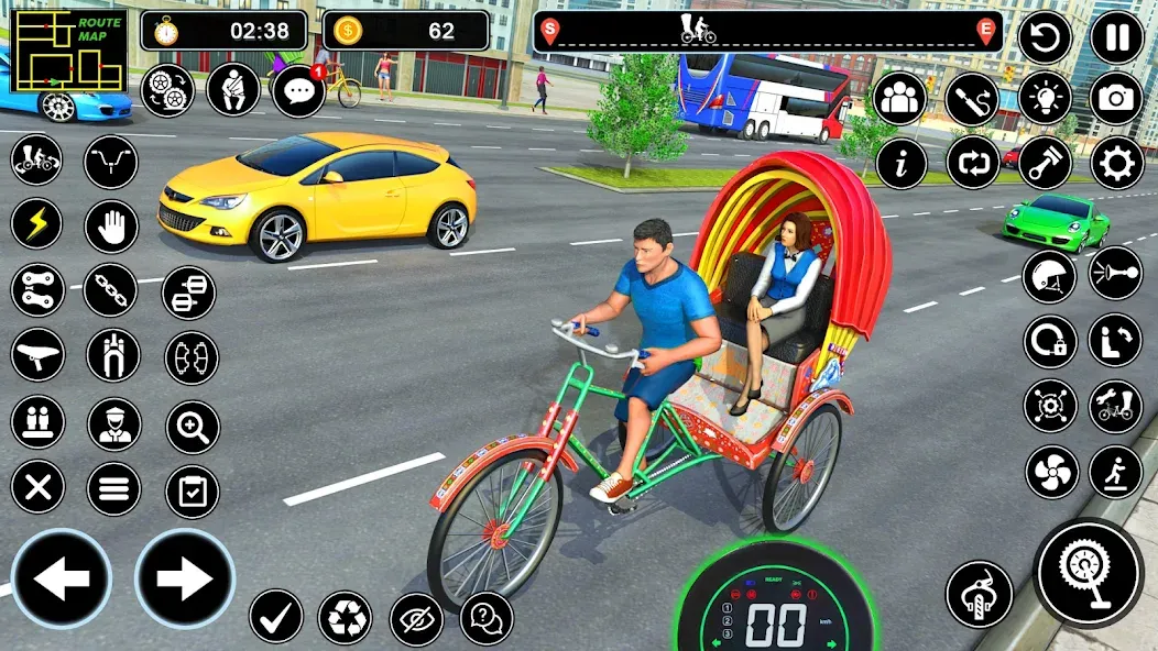 BMX Cycle Games 3D Cycle Race (игры на велосипеде 3D гонка)  [МОД Unlocked] Screenshot 3