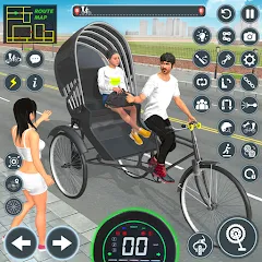 Скачать взлом BMX Cycle Games 3D Cycle Race (игры на велосипеде 3D гонка)  [МОД Unlocked] - последняя версия apk на Андроид