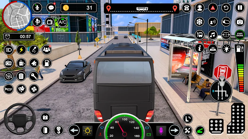 Bus Simulator - Driving Games  [МОД Много монет] Screenshot 3