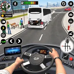 Взломанная Bus Simulator - Driving Games  [МОД Много монет] - стабильная версия apk на Андроид