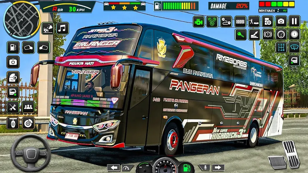 Public Coach Bus Driving Game (Паблик Коуч Бас Драйвинг Гейм)  [МОД Бесконечные деньги] Screenshot 3