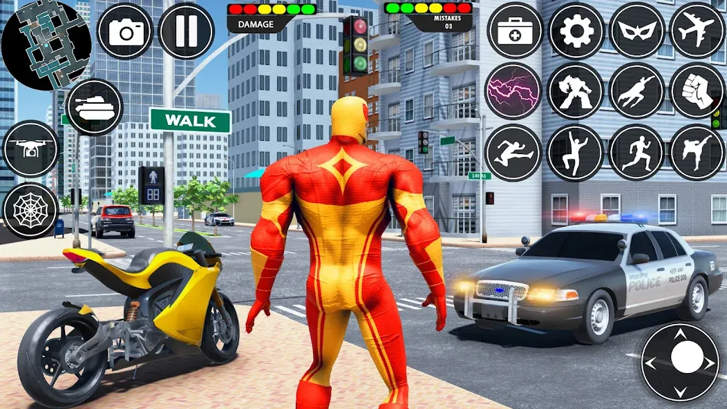 Rope Hero: Speed Hero Games (Роуп Хиро)  [МОД Много монет] Screenshot 3