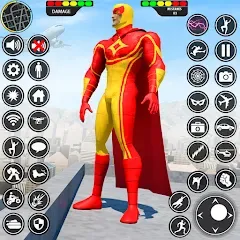 Взломанная Rope Hero: Speed Hero Games (Роуп Хиро)  [МОД Много монет] - последняя версия apk на Андроид