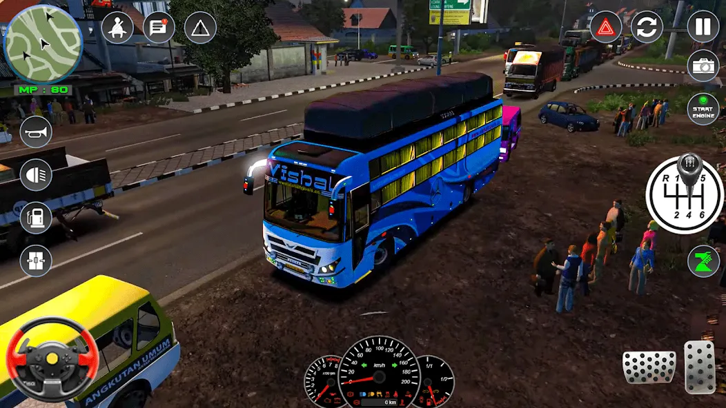 City Bus Driving: Bus Games 3D  [МОД Unlocked] Screenshot 1