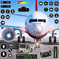 Взломанная Pilot Simulator: Airplane Game  [МОД Menu] - полная версия apk на Андроид