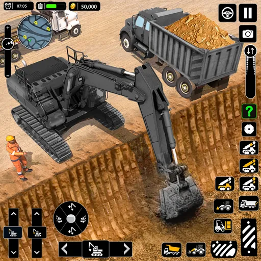 Snow Offroad Construction Game  [МОД Unlocked] Screenshot 1