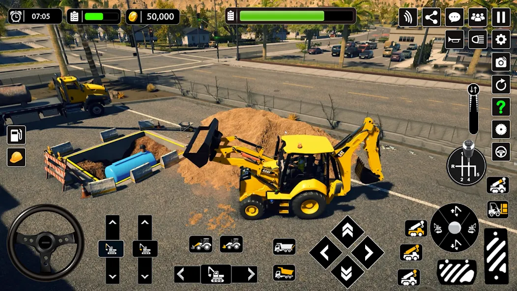 Snow Offroad Construction Game  [МОД Unlocked] Screenshot 3