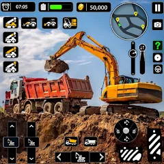 Взломанная Snow Offroad Construction Game  [МОД Unlocked] - стабильная версия apk на Андроид