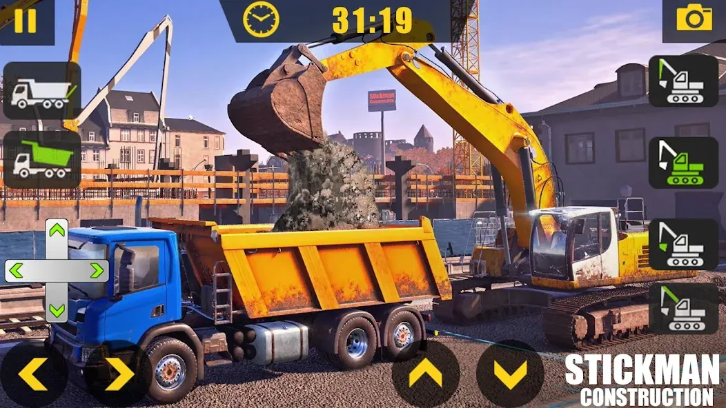 Builder City Construction Game (ткман Городское Строительство)  [МОД Все открыто] Screenshot 5