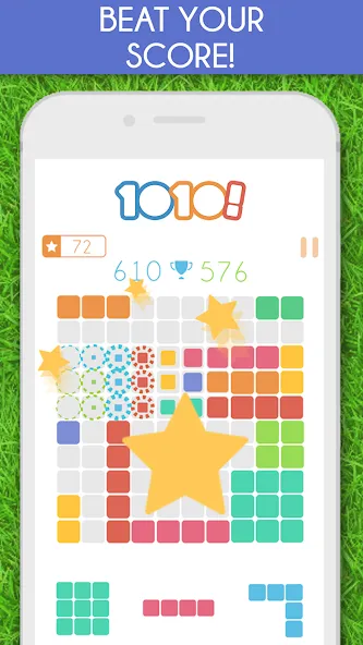 1010! Block Puzzle Game  [МОД Все открыто] Screenshot 2