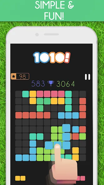 1010! Block Puzzle Game  [МОД Все открыто] Screenshot 4