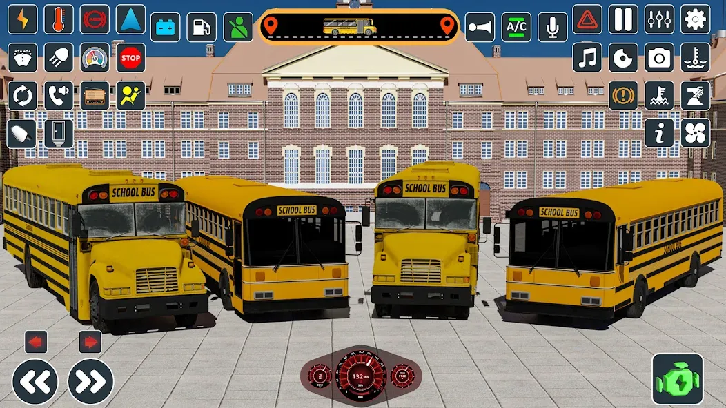 School Bus 3d : City Bus Games (Школьный автобус симулятор игры на автобусе)  [МОД Все открыто] Screenshot 1